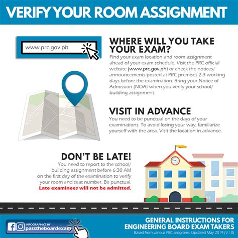 efore 6:30 a.m on the first day of examination to verify your room .